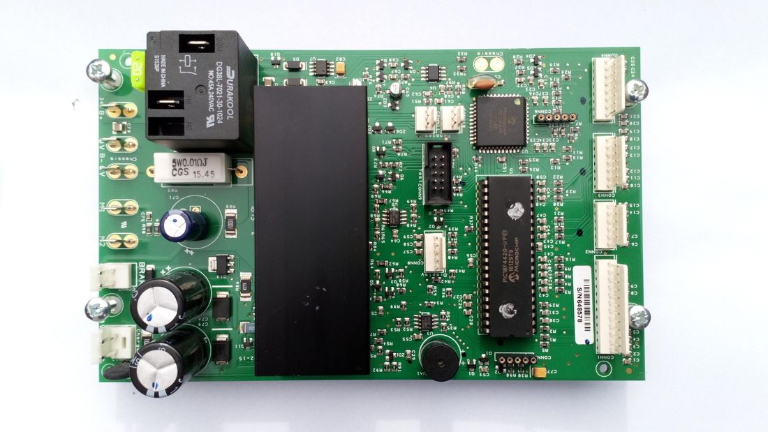 Stairlift control board after repair